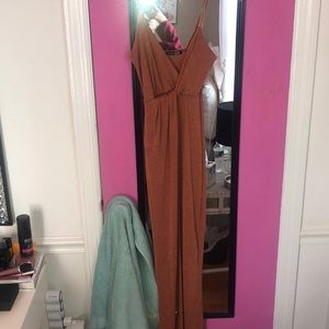 Short to long crossover maxi dress